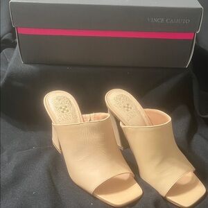 Vince Camuto Women's Tan Mules